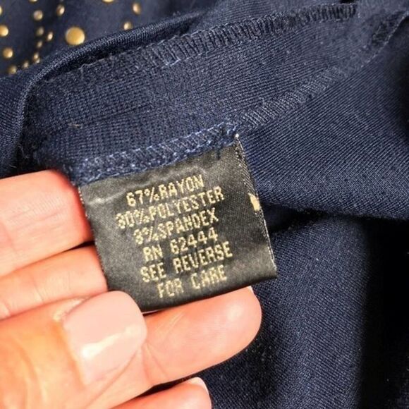 NICOLE MILLER Artelier Small Metal Stud Dress | Knee length sheath - Picture 9 of 10